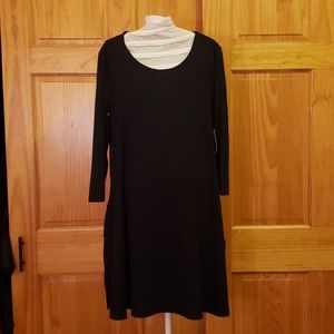 NWT Black Swing dress w/pockets